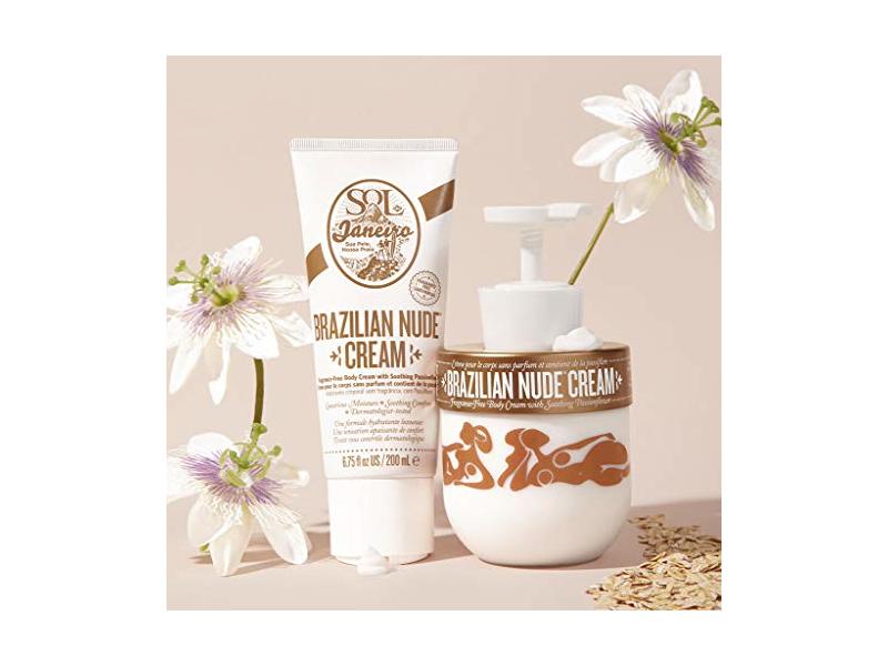 Sol De Janeiro Brazilian Nude Body Cream, Fragrance-Free, 6.75 fl oz/200 mL