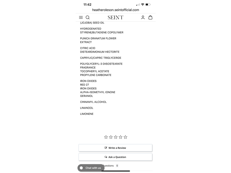 Seint Beauty Lip Flush, BlackBerry, 4 g