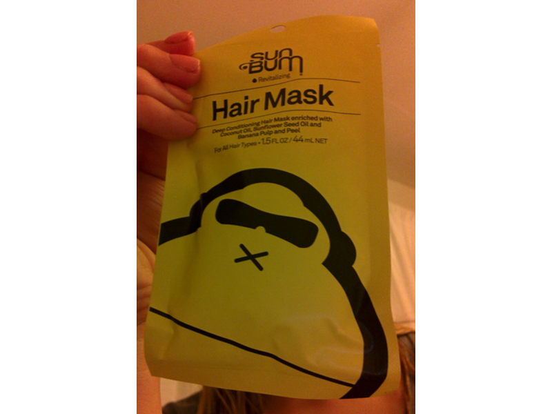 Sun Bum Revitalizing Deep Conditioning Hair Mask, Coconut Oil + Sunflower Seed Oil + Banana Pulp & Peel, 1.5 fl oz/44 mL, Pack Of 5