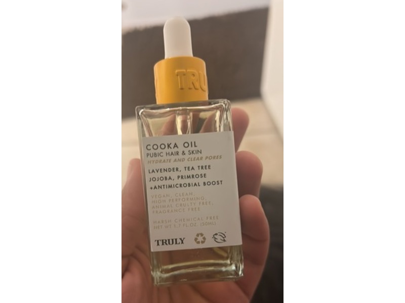 Truly Pubic Hair & Skin Cooka Oil, 1.7 fl oz/50 mL