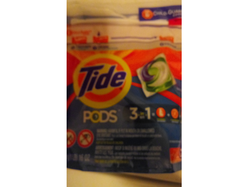 Tide Pods 3-In-1 Laundry Detergent, Original, 20 Pacs, 16 oz/460 g