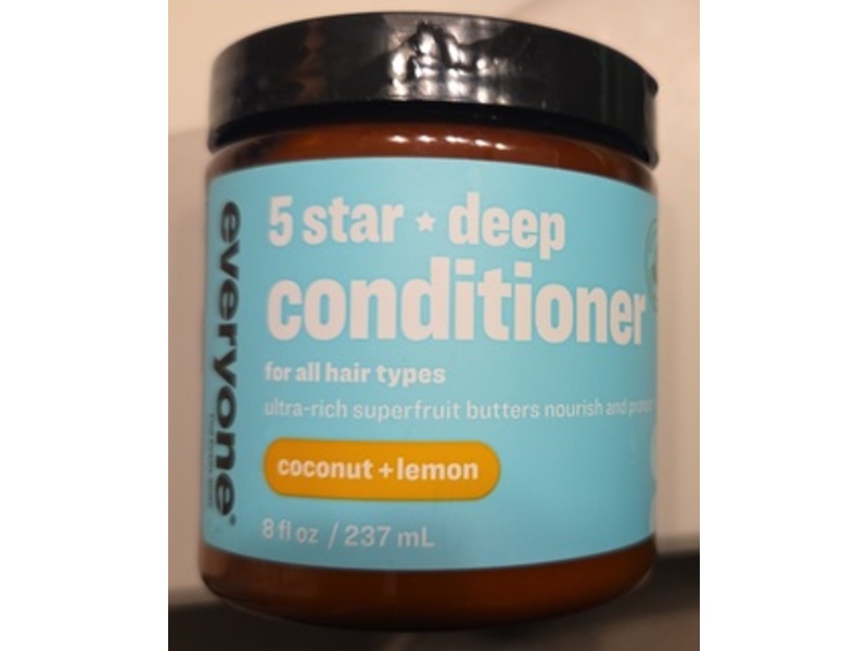 Everyone 5 Star Deep Conditioner, Coconut + Lemon, 8 fl oz/237 mL