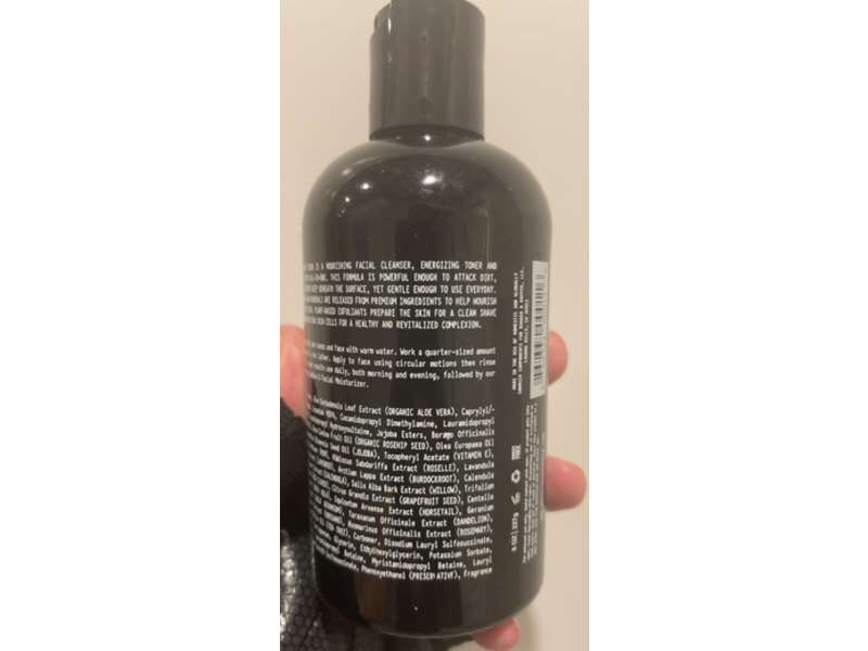 Rugged & Dapper Daily Power Scrub Facial Cleanser, 8 oz/277 g