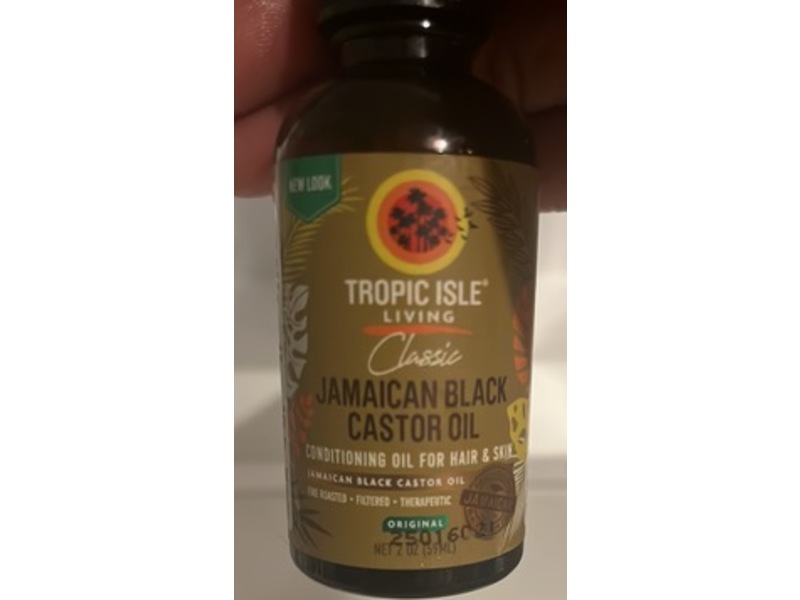 Tropic Isle Living Classic Jamaican Black Castor Oil, Original, 2 fl oz/59 mL