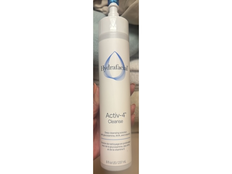 Hydrafacial Activ-4 Cleanse Deep Cleansing Solution, 8 fl oz/237 mL