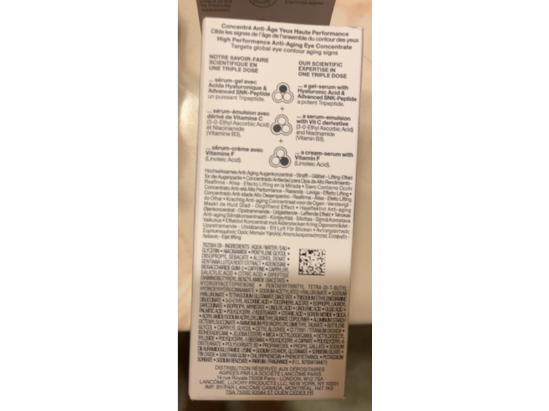 Lancome Renergie H.C.F. Triple Serum, 0.67 fl oz/20 mL