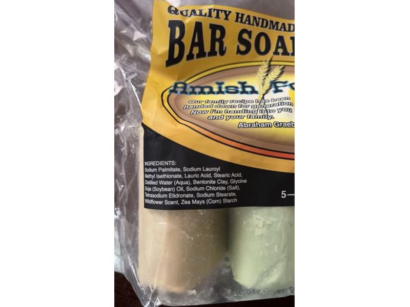Amish Farms Bar Soap, 5 oz, Pack of 5