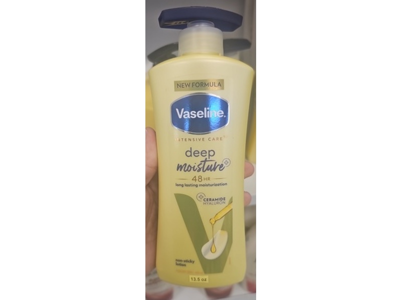 Vaseline Intensive Care Deep Moisture Non-Sticky Lotion, 13.5 fl oz/400 mL