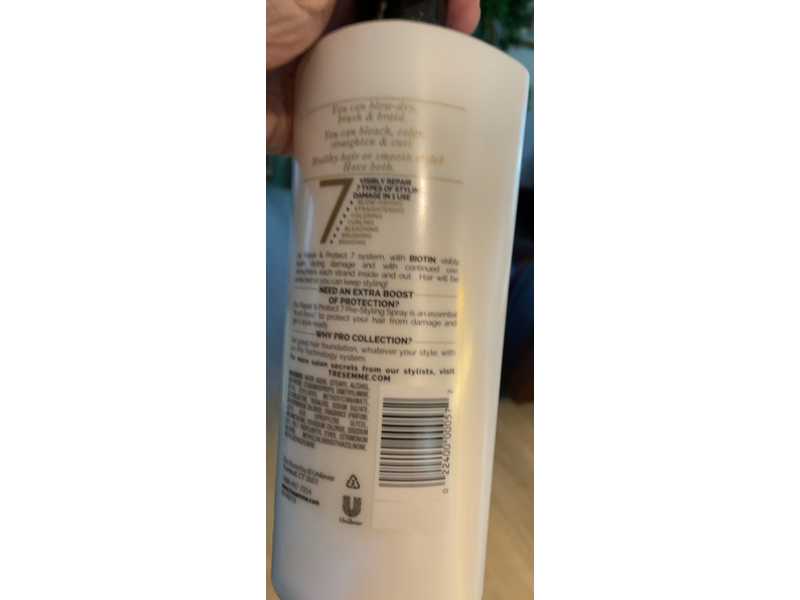Tresemme Repair & Protect 7 Conditioner, Biotin, 22 fl oz/650 mL