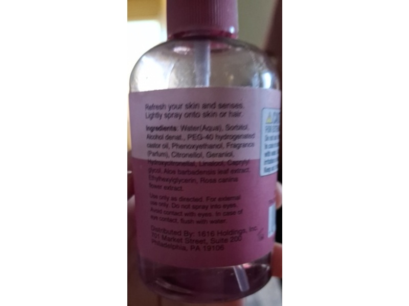 Refresh Facial Mist, Aloe & Rosewater, 3.99 fl oz/118 mL