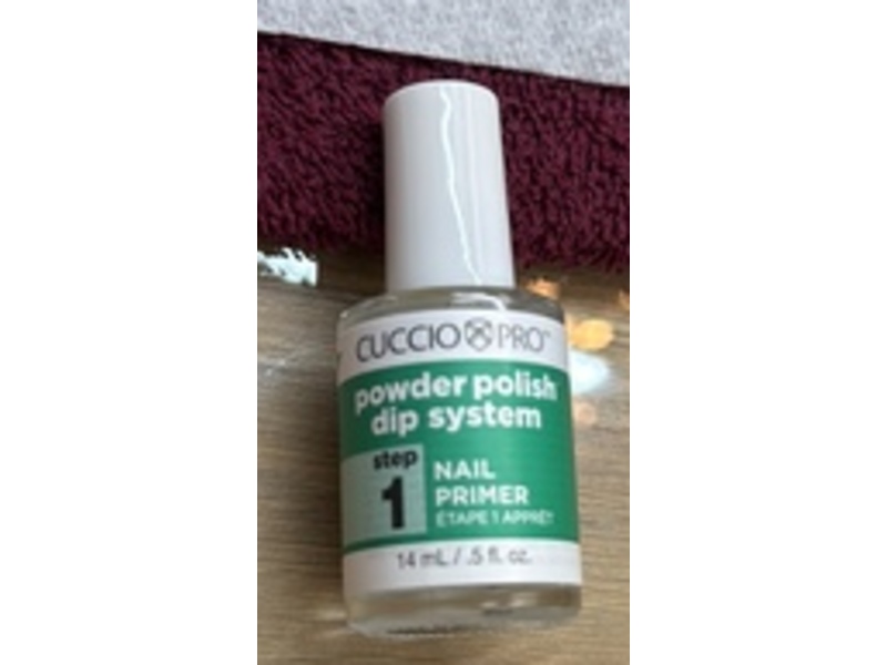 Cuccio Pro Powder Dip System Step 1 Nail Primer, 0.5 fl oz/14 mL