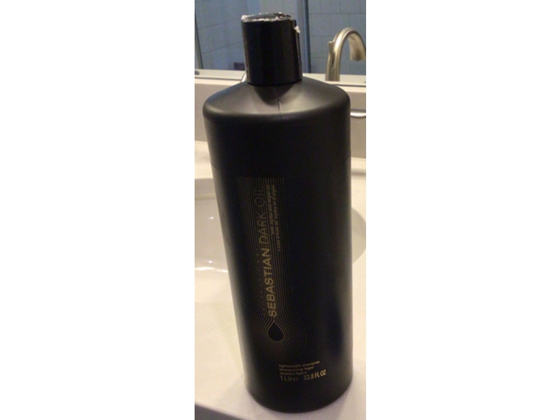 Sebastian Professional Dark Oil Lightweight Shampoo, Jojoba & Argan Oil, 33.8 fl oz/1 L