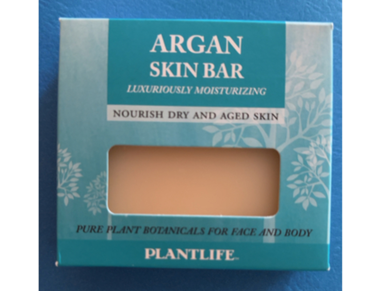 Plantlife Luxuriously Moisturizing Argan Bar Soap, 4 oz/127 g