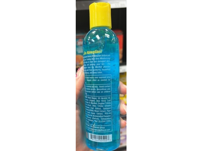 Hawaiian Blend Moisturizing After Sun Gel, Cooling Aloe Vera, 8 fl oz/237 mL