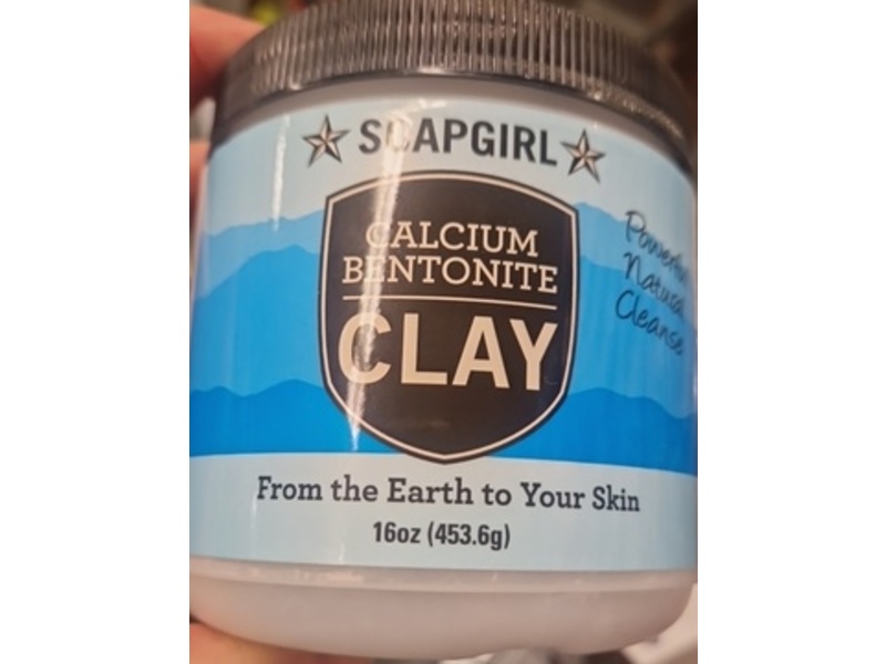 Soapgirl Calcium Bentonite Clay, 16 fl oz/453.6 g