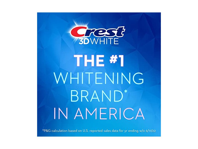 Crest 3D White Toothpaste Radiant Mint, 3.8 Oz (Pack of 3)