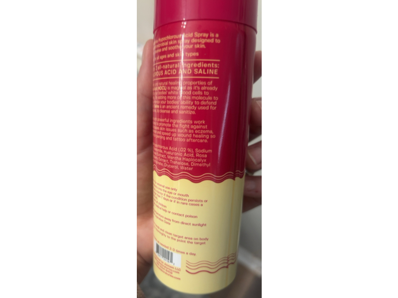 Base Laboratories Hypochlorous Acid Spray, 8 fl oz/236.6 mL