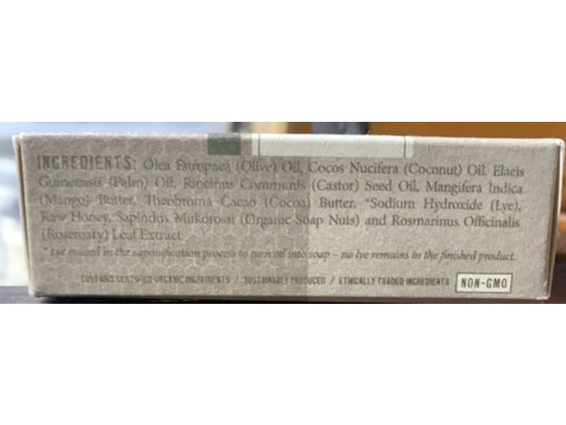 Morning Song Gardens Men's Soap, Gentle & Moisturizing, Fragrance-Free, 4.5 oz/126 g