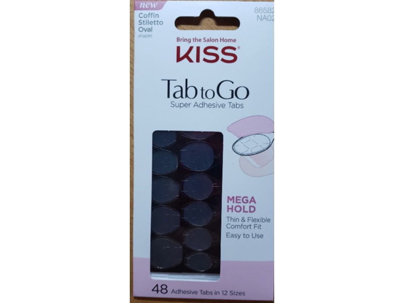 Kiss Tab To Go Super Adhesive Tabs, 48 Count