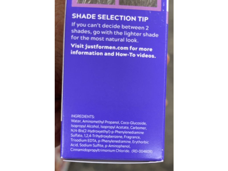 Just For Men Touch of Gray Hair Color Kit, Black, 1 Application