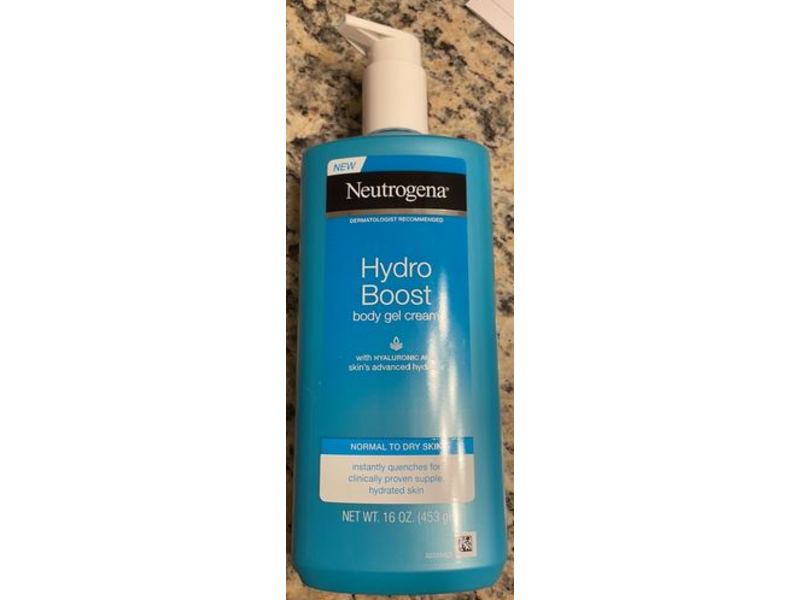 Neutrogena Hydro Boost Hydrating Body Gel Cream, 16 oz/453 g