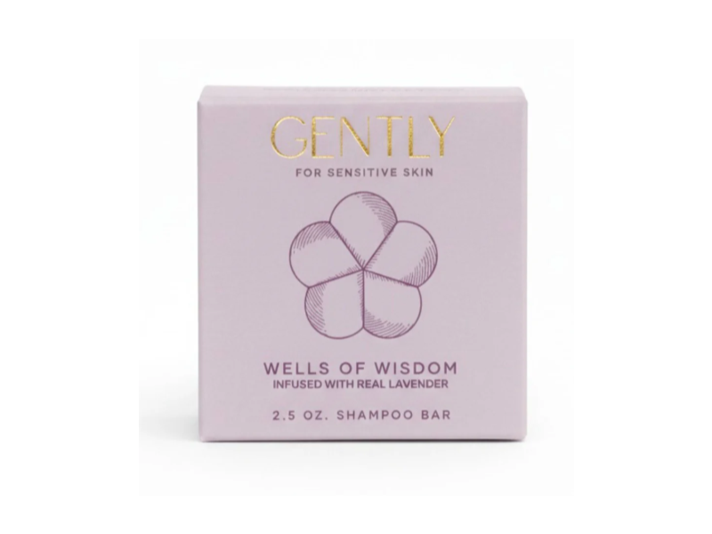 Gently Well Of Wisdom Shampoo Bar, Lavender, 2.5 oz