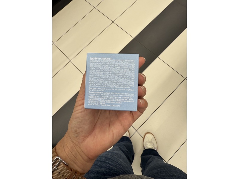 Laneige Water Bank Blue Hyaluronic Eye Cream, 0.8 fl oz/25 mL