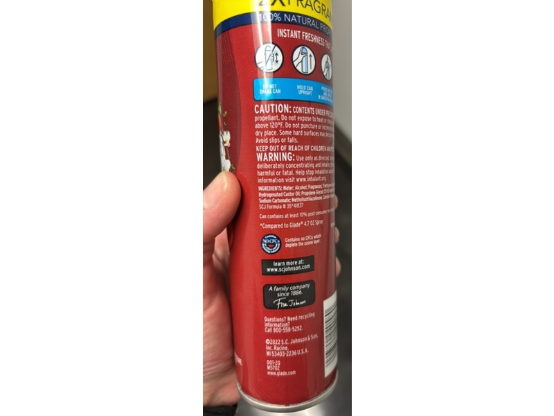 Glade Air Freshener, Apple Cinnamon, 8.3 oz/235 g