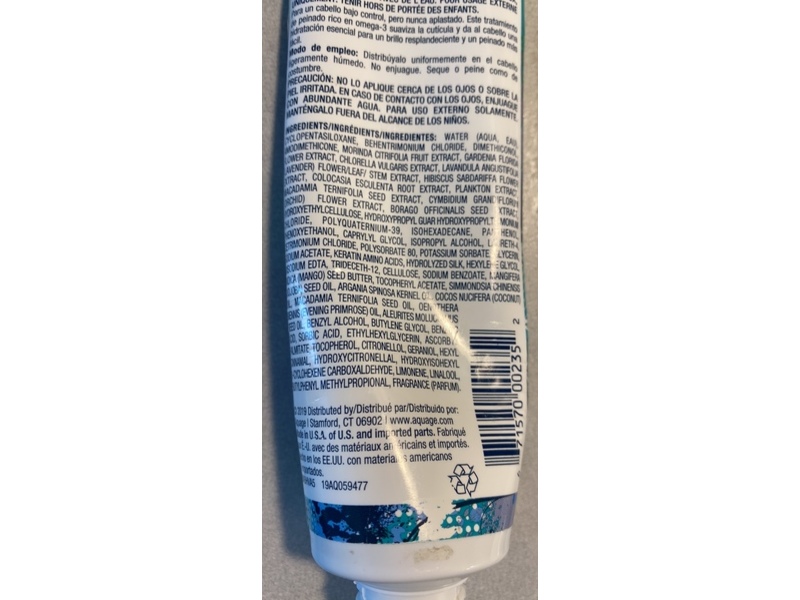 Aquage Biomega Behave Smoothing Elixir, 5 oz/140 g