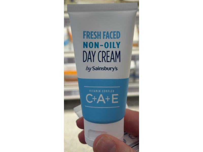 Sainsbury's Fresh Faced Non-Oily Day Cream, Vitamin Complex C+A+E, 50 mL