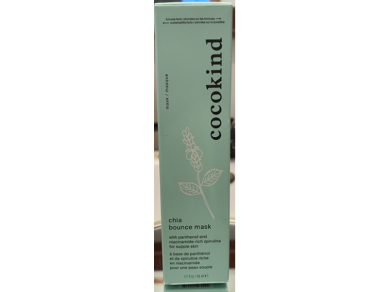 Cocokind Chia Bounce Mask, 1.7 fl oz/50 mL