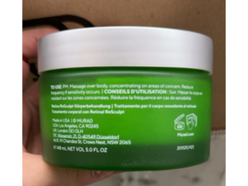 Murad Resurgence Retinal ReSculpt Body Treatment, 5.0 fl oz/148 mL