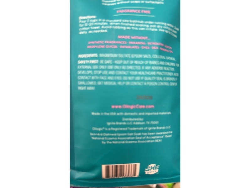 Oilogic Kids Skin + Aid Epsom Salt Soak, Oatmeal, 3.2 oz