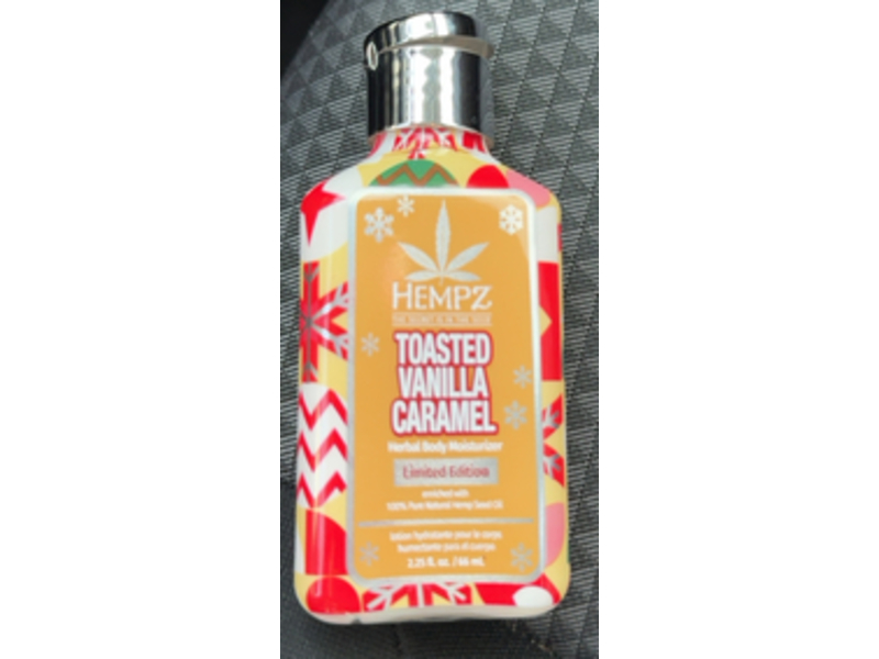 Hempz Herbal Body Moisturizer, Toasted Vanilla Caramel, 2.25 fl oz/66 mL