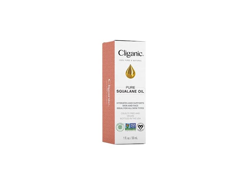 Cliganic Pure Squalane Oil for Skin & Hair (1 fl. oz/30 mL)