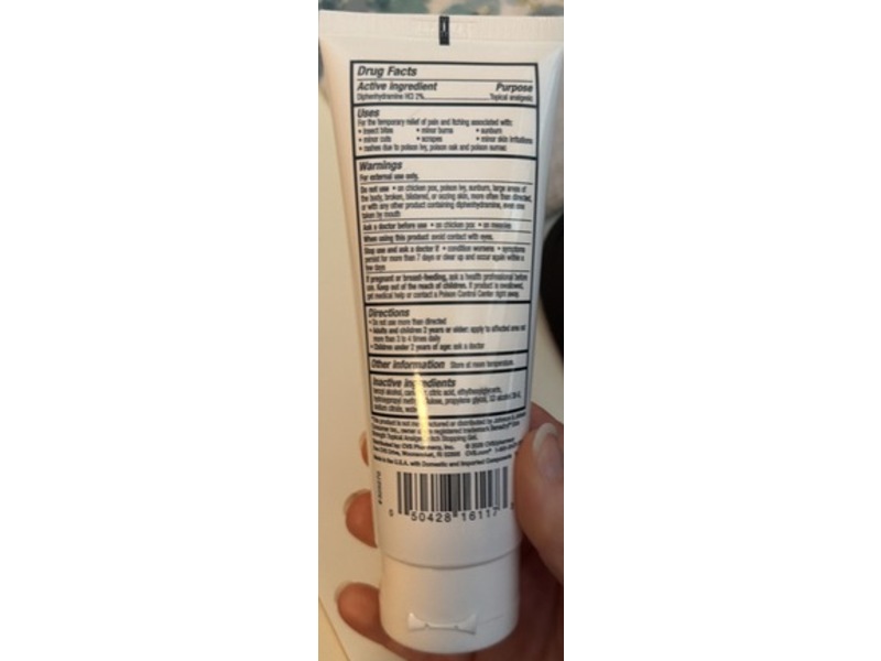 CVS Extra Strength Itch Relief Gel, Diphenhydramine HCl, 3.5 fl oz/104 mL
