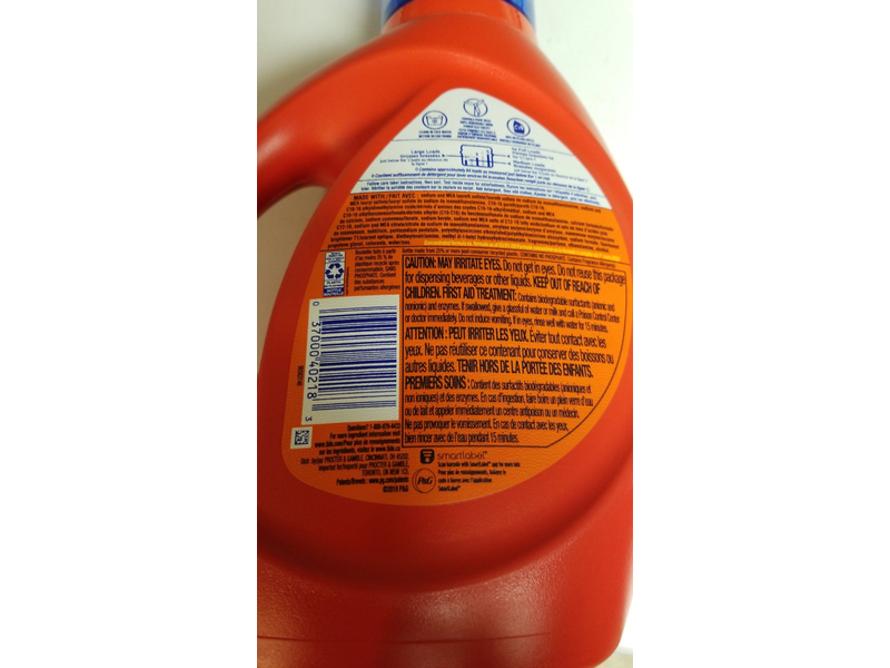 Tide Laundry Detergent, Original, 64 Loads, 92 fl oz/2.72 L