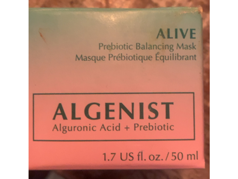 Algenist Alive Prebiotic Balancing Mask, Alguronic Acid + Prebiotic, 1.7 fl oz/50 mL