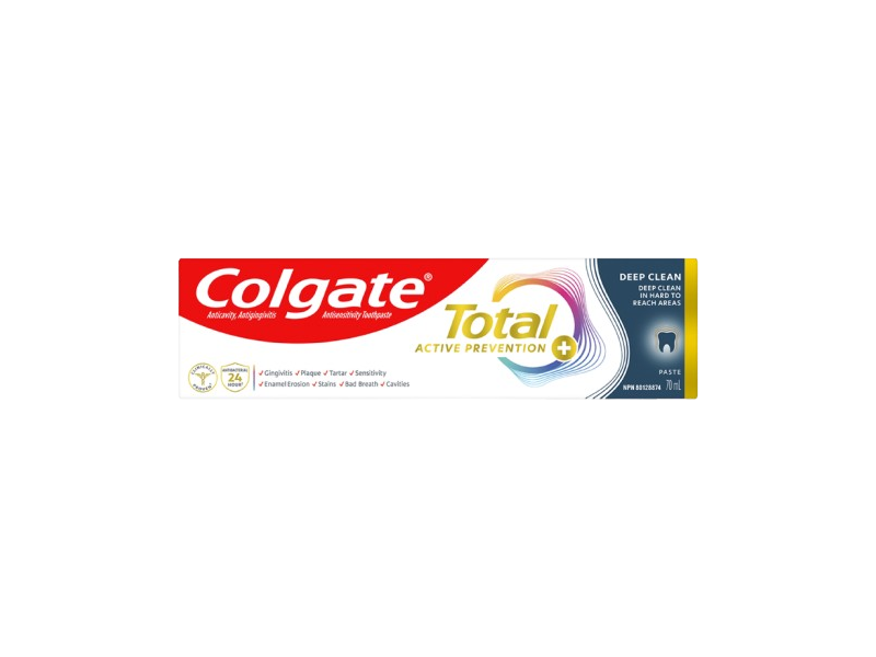 Colgate Total Active Prevention Deep Clean Toothpaste, 70 mL