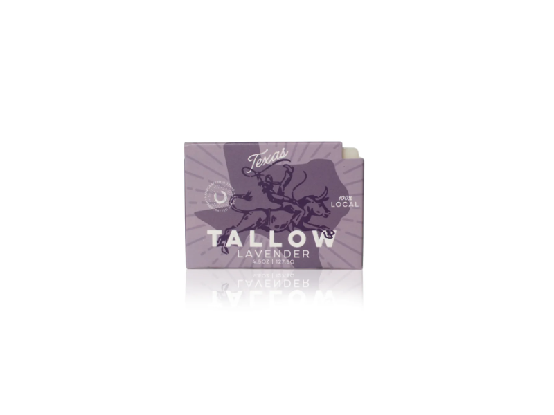 Texas Tallow Bar Soap, Lavender, 4.5 oz/127.5 g