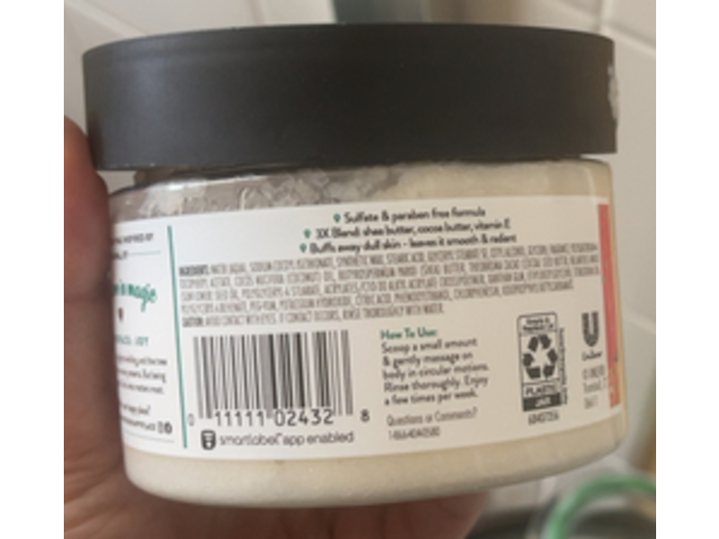 Find Your Happy Place Scrub Souffle, Nutmeg And Sweet Cream, 10 oz