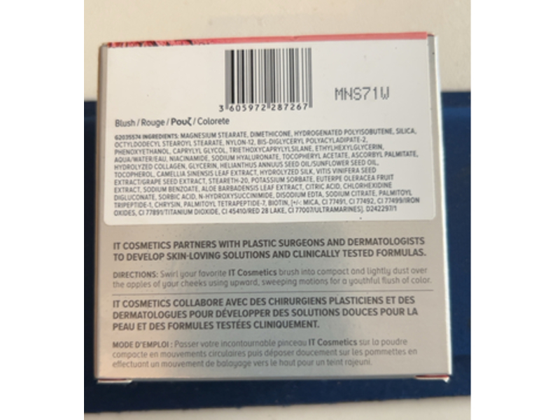 It Cosmetics Bye Bye Pores Blush, Love, 0.192 oz/5.44 g