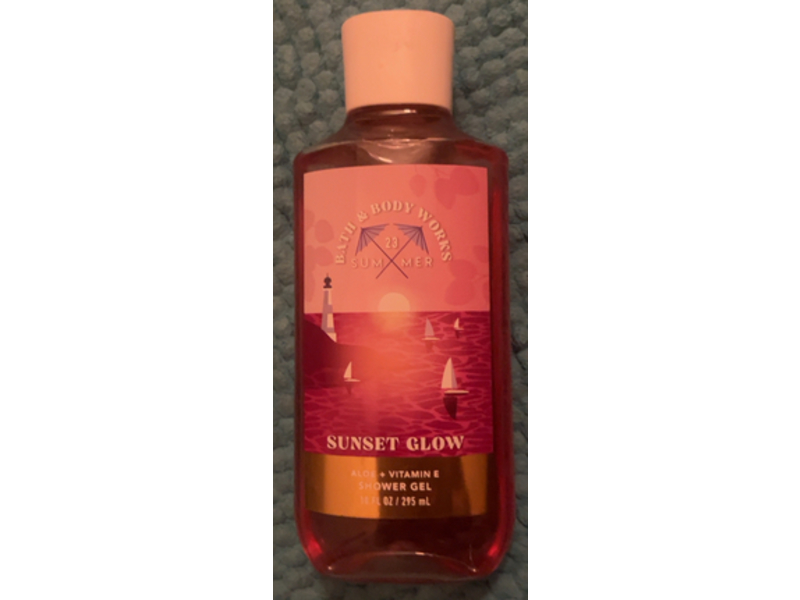 Bath & Body Works Shower Gel, Sunset Glow, 10 fl oz/295 mL