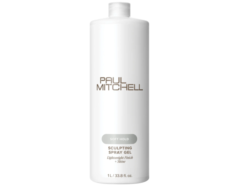 Paul Mitchell Sculpting Spray Gel, Soft Hold, 33.8 fl oz/1 L
