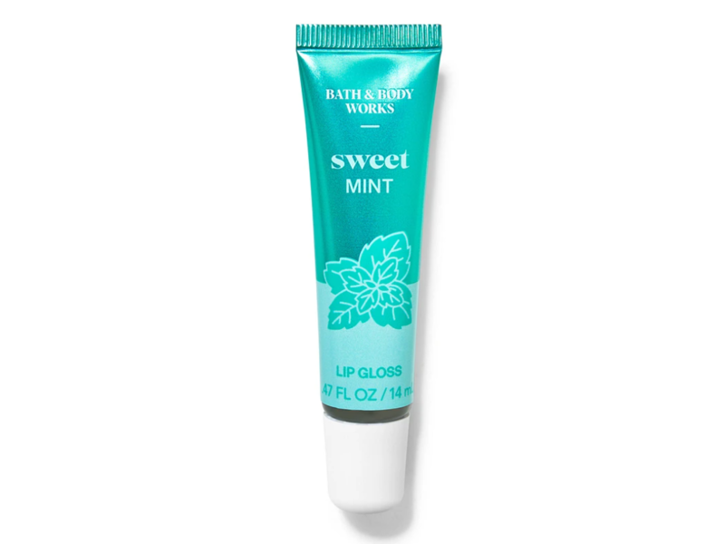 Bath & Body Works Lip Gloss, Sweet Mint, 0.47 fl oz/14 mL