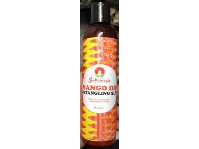 Soultanicals Mango Dip Dentangling Slip, 8 fl oz/240 mL