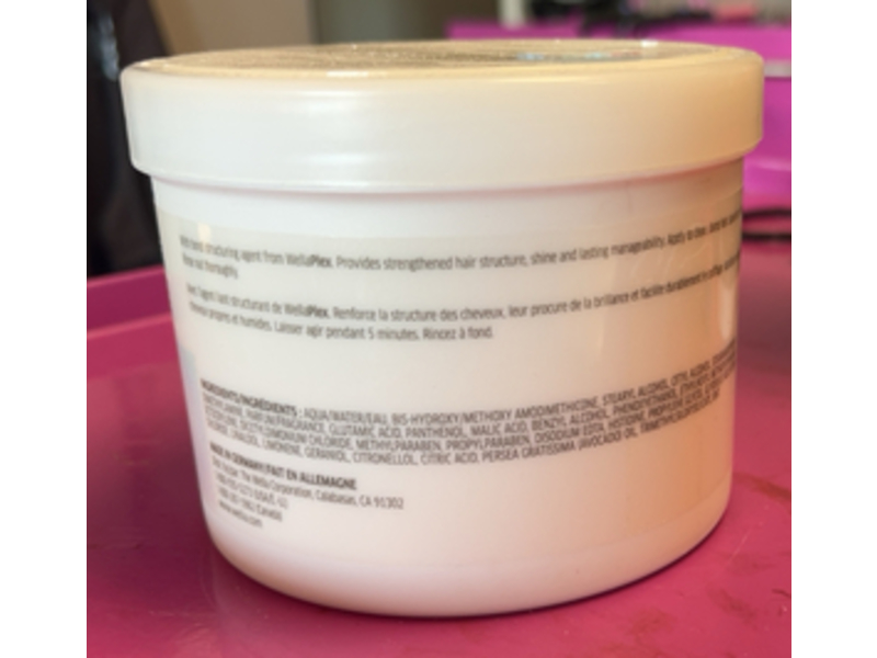 Wella Professionals Color Motion Structure+Mask Intense Restructuring Mask, 16.9 fl oz/500 mL