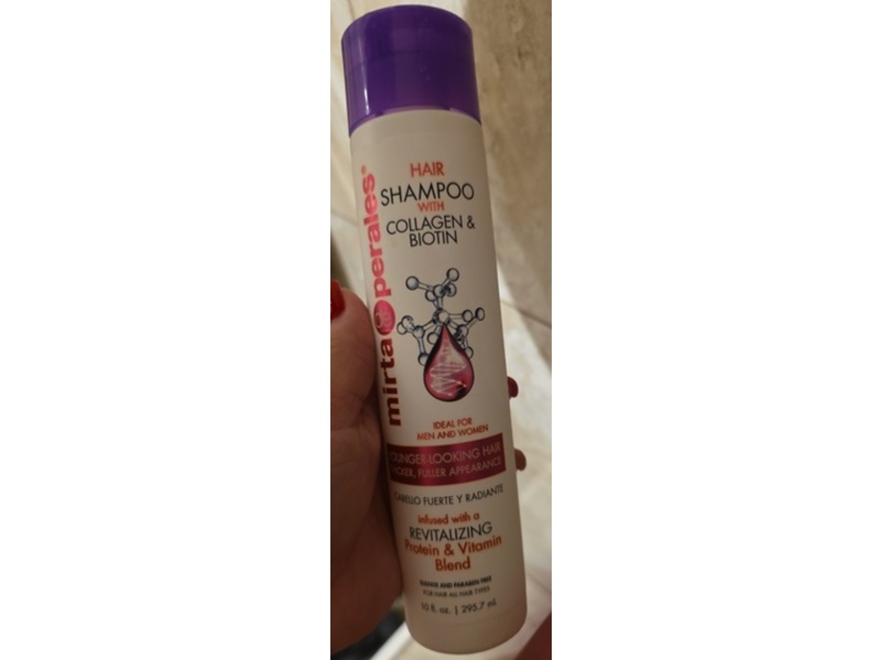 Mirta De Perales Revitalizing Protein & Vitamin Blend Hair Shampoo, Collagen & Biotin, 10 fl oz/295.7 mL