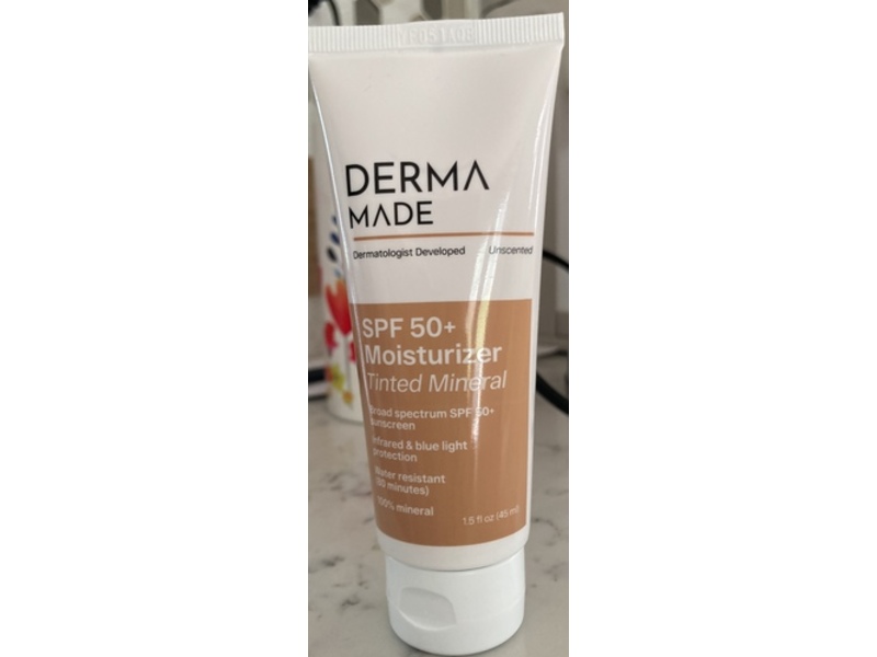 Derma Made Tinted Mineral Moisturizer, SPF 50+, 1.5 fl oz/45 mL