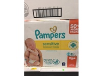 Pampers Sensitive Baby Wipes, Fragrance Free, 1344 Count - thumbnail 2